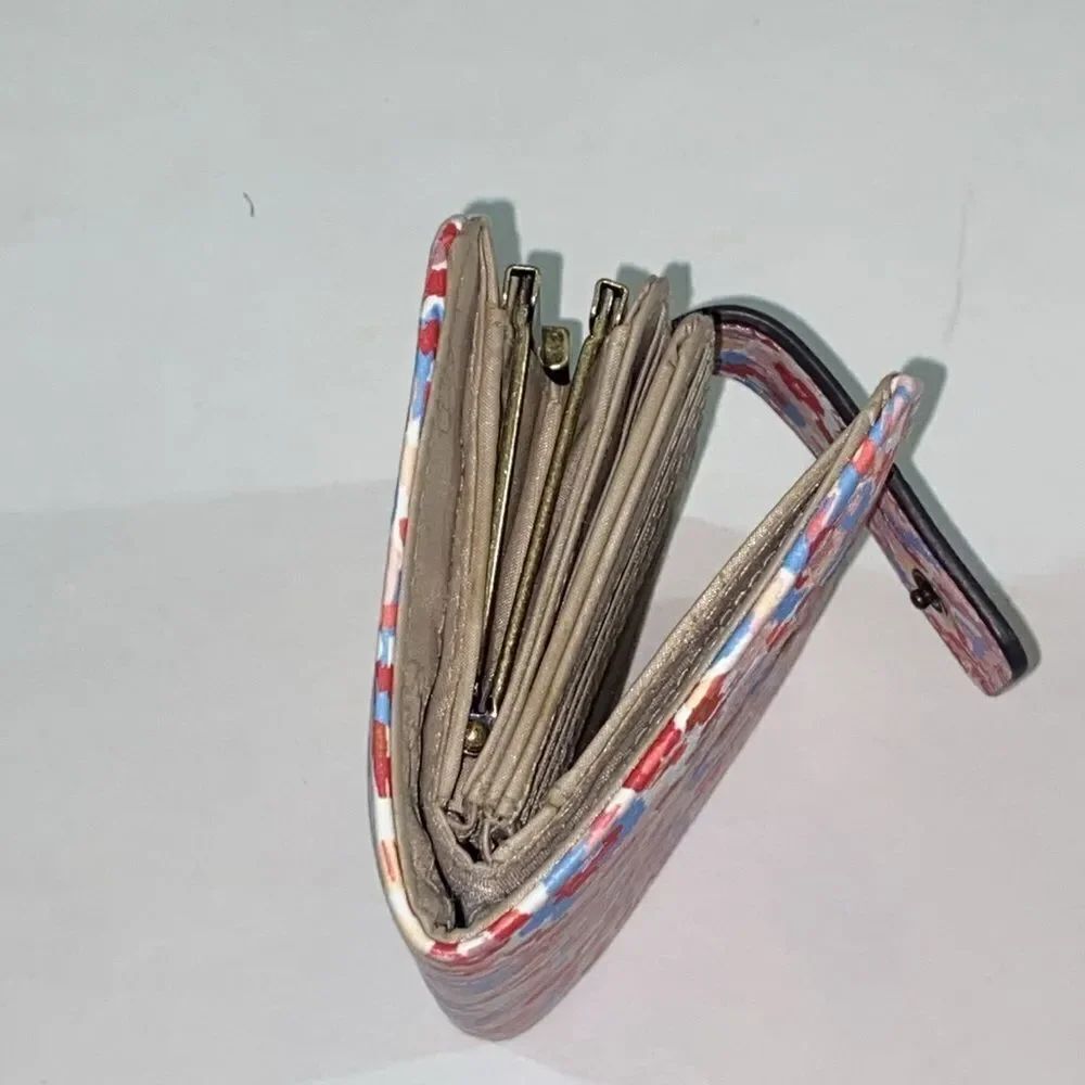 Multicolor Patterned Wallet - Picture 7 of 9